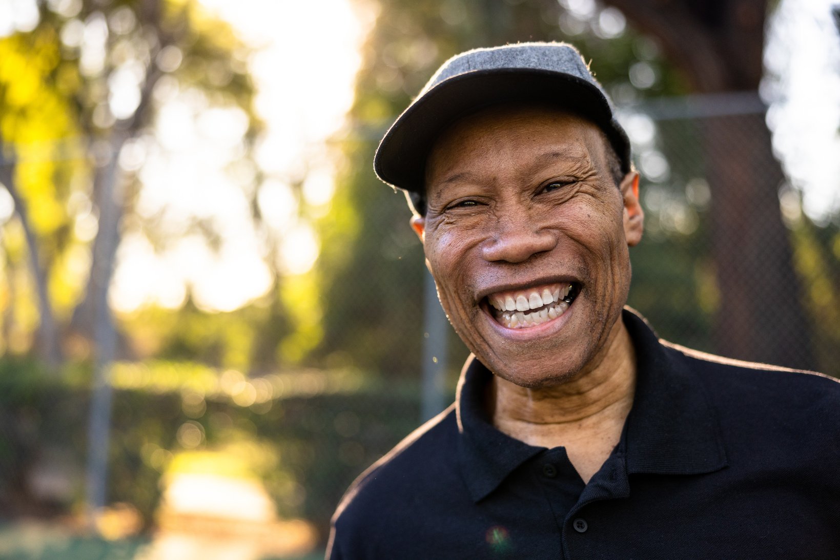 Active Senior Black Man Portrait